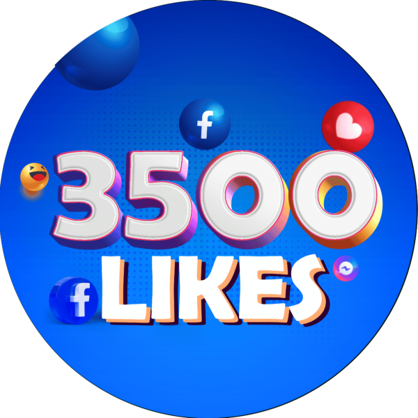 3500 Facebook Likes